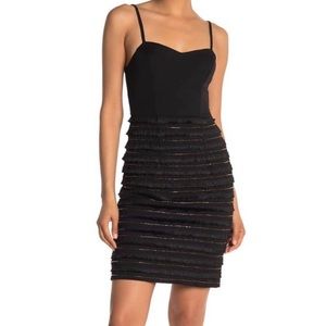 MARINA Bead & Fringe Black Mini Dress…think Gatsby/Roaring 20s